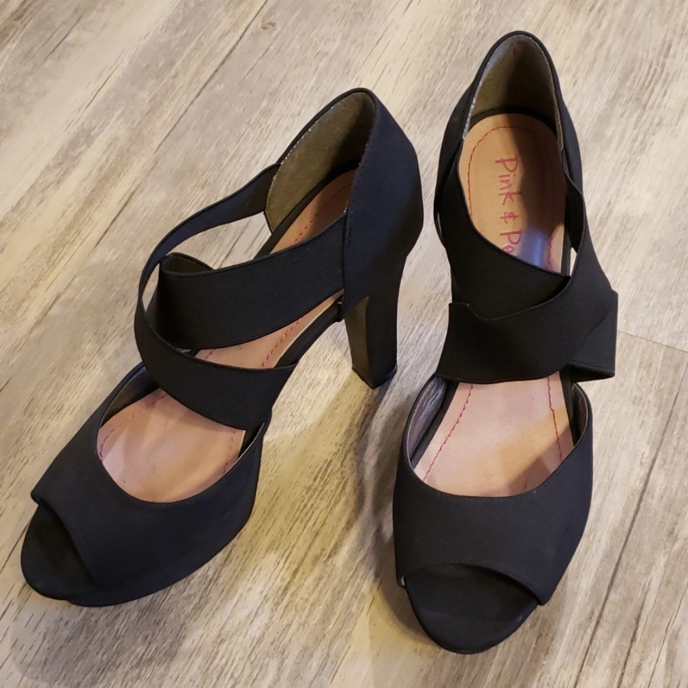 EUC Pink &Pepper heels! Super comfy!